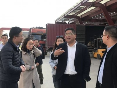 传化智联副总裁项天成参与长兴综合物流园调研交流